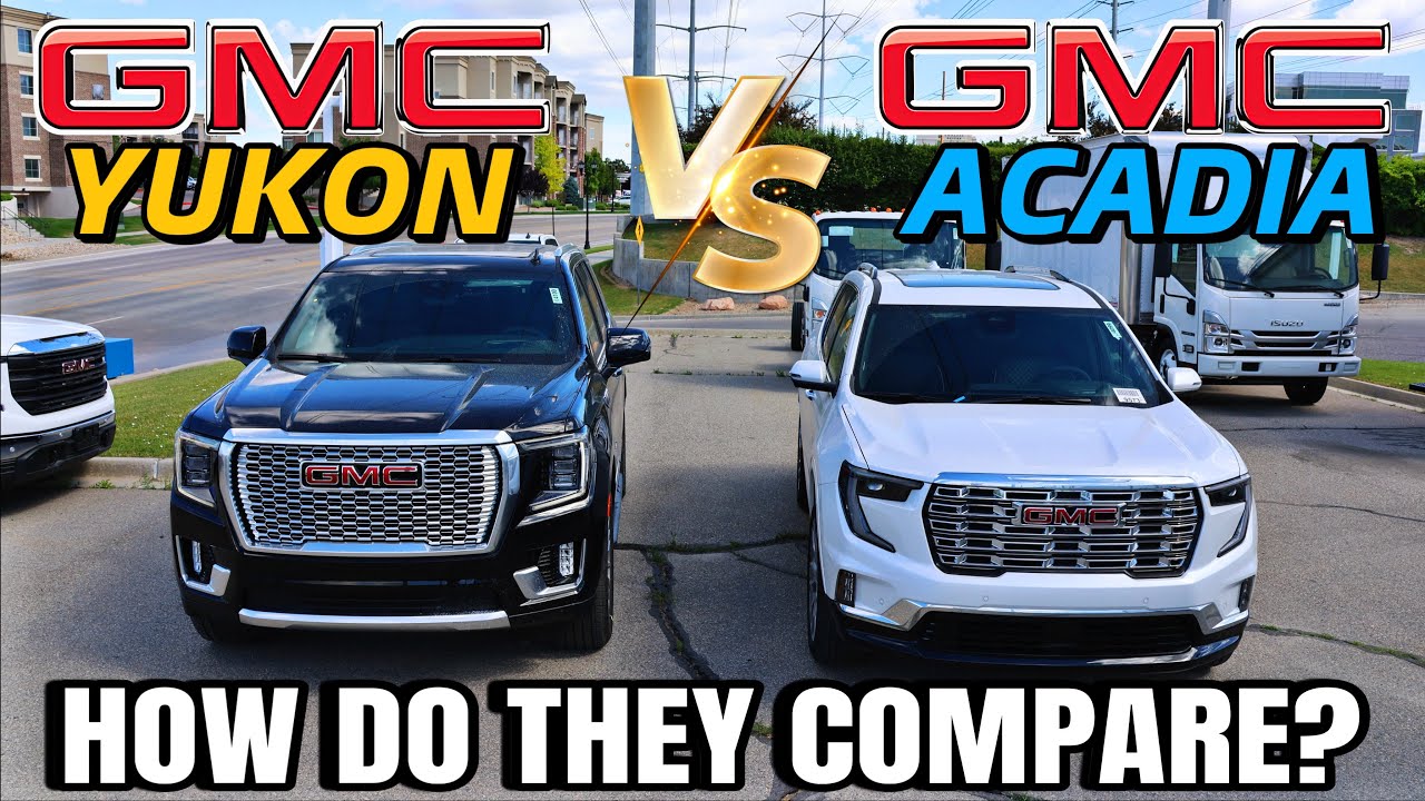 2024 GMC Acadia Denali VS GMC Yukon Denali Are They Now The Same Size