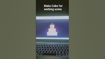 Make a cake for wishing happy birthday to some #birthday #python #turtle #css #html# frontend