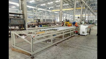 4 Spindle Drilling Machine with Cold Saw Cutting Equipment and Automatic Loading System