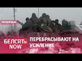 Огромная колонна российских танков с клеймом "V" в Гомеле