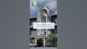 Mẫu nhà phố 4 tầng Tân cổ điển thu hút | Kiến trúc Phong thủy Khang Hưng