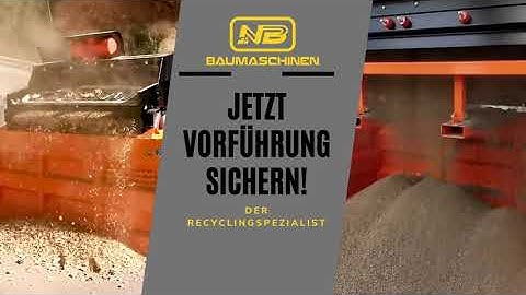 Traserscreen DB-40L | Mobile Siebanlage | Flachdecksiebanlage