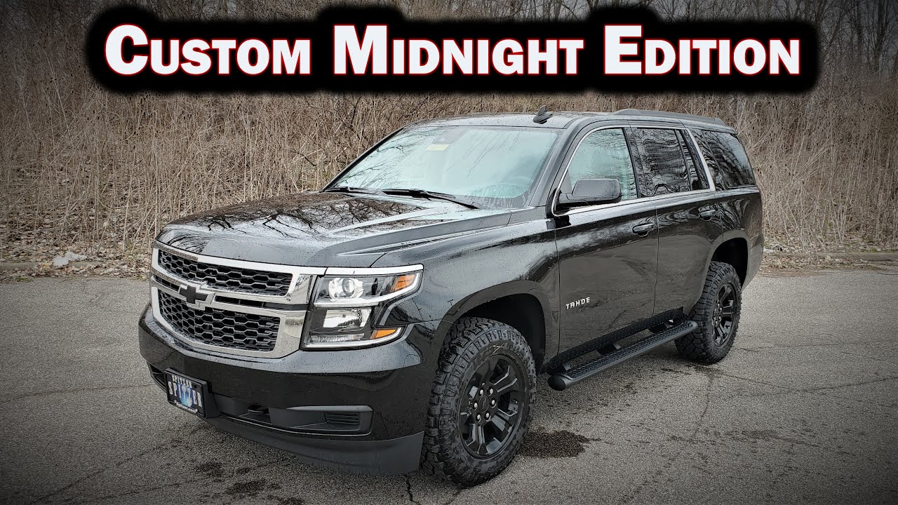 2020 Chevy Tahoe CUSTOM MIDNIGHT EDITION - FULL REVIEW | Options