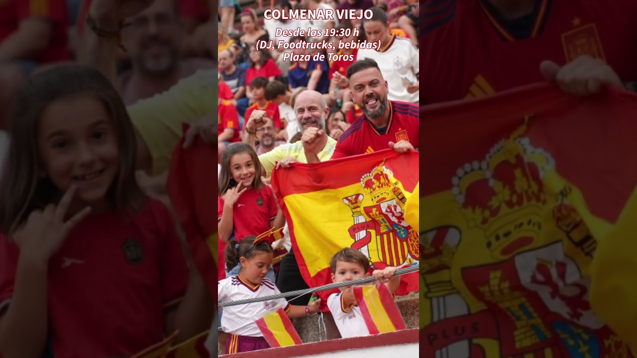 La zona norte de Madrid, lista para apoyar a España en la gran final del Mundial.