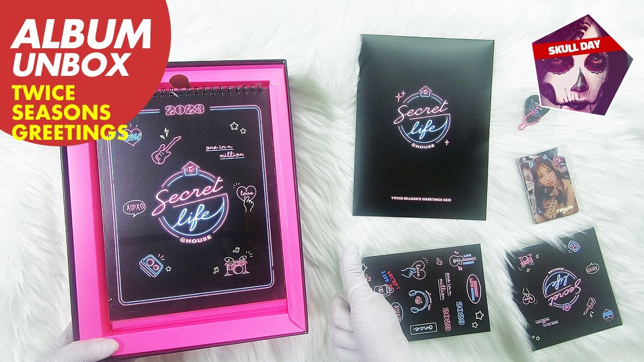 TWICE - 新品未開封　FC限定版　シーグリ　season's greating 2023 🌸UNBOXING TWICE 2023 SEASONS GREETINGS🌸Goods Album