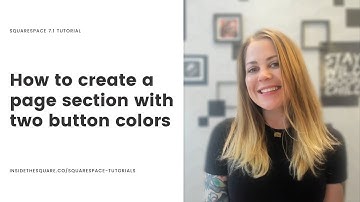 How to have two button colors in one section in Squarespace // Squarespace CSS Tutorial