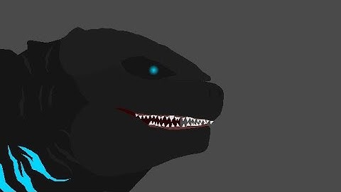 Godzilla Side View by Zeonimator | Stick Nodes Pro