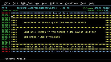 JCL Practical 3: Submit Multiple jobs in Single JCL