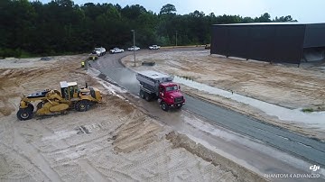 Soil Cement Stabilization Spreading