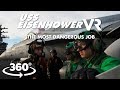 Intense and dangerous: Incredible VR views of active aircraft carrier flight deck
