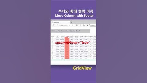 GridView - columnMove & columnMoveWithFooter #short