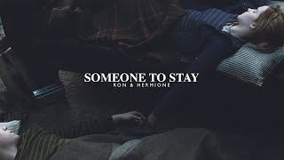 ron & hermione | someone to stay