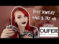 Body Jewelry Haul + Try-On | OUFER BODY JEWELRY