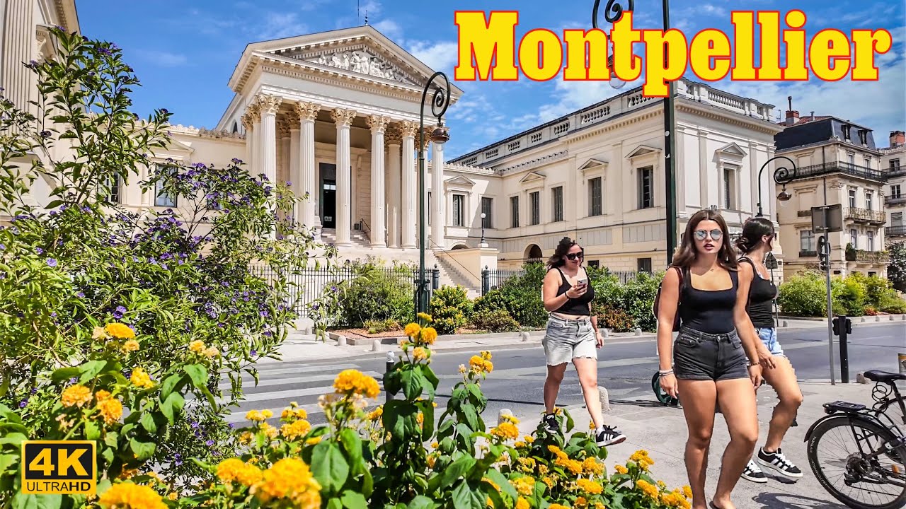 Montpellier,France🇫🇷 - 4K HDR Walking Tour 2025 - Discovering Montpellier by Foot | A Walk In Paris
