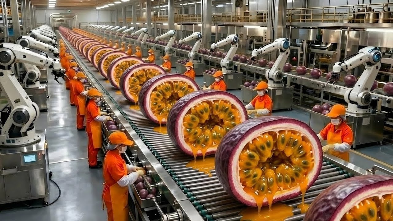 Dentro de una fábrica: Cómo hacer jugo de maracuyá premium a partir de maracuyá