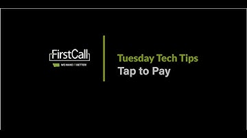 Tuesday Tech Tip - Tap to Pay
