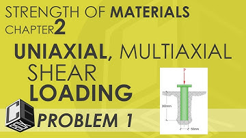 Mechanics of Deformable Bodies   Chapter 2 Uniaxial, Multiaxial, Shear Loading Prob 1 (PH)