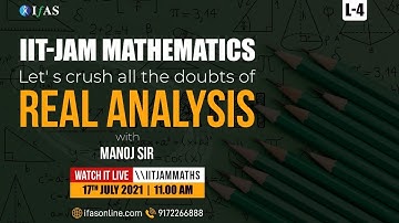 IIT JAM MATHEMATICS | Let
