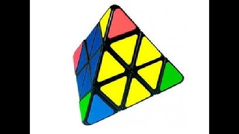 CUBO MÁGICO TRIANGULAR (PYRAMINX)
