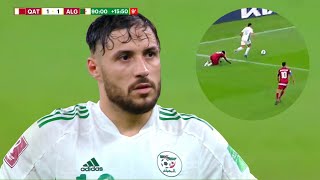 شاهد مراوغات عالمية من يوسف بلايلي بهدل بها دفاعات المنتخب القطري 🔥