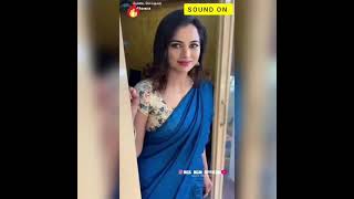 Ramya Pandian Beauty In Vijay Tv Hot Loveable Status