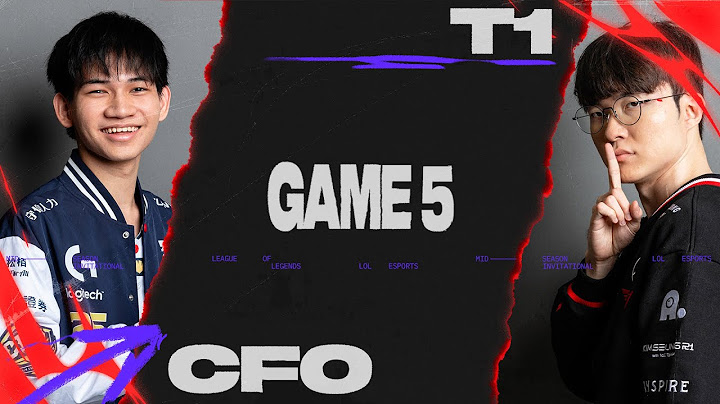 CFO vs T1 | Ván 5 | MSI 2025 - Vòng Phân Nhánh | Hoàng Luân Co-stream
