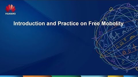 Huawei Free Mobility of the Agile Campus Solution