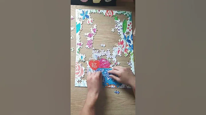 ❤🧩Jigsaw Puzzle Time Lapse❤🧩 #fun #oddlysatisfying #jigsawpuzzle #kittens #puzzlesolving #timelapse