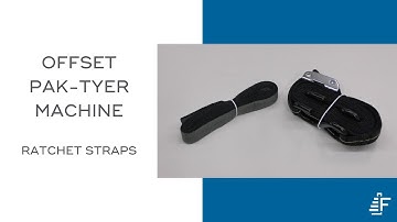 Ratchet Straps Tying Pak-Tyer 2000-6 Offset Tying Machine