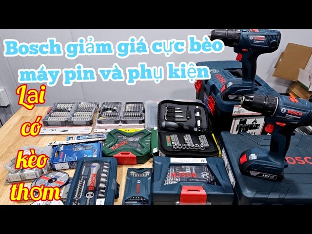 ♥️ Bosch giảm giá cực bèo cho máy pin và các bộ phụ kiện mẫu mới về |Máy Xây Dựng Hồng Nhiên