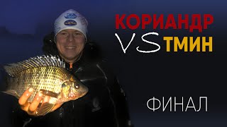 картинка: ТМИН ПРОТИВ КОРИАНДРА! Какая добавка в прикормку лучше? (Фидерный батл АТОМНЫЙ ФИНАЛ Сезона 2020-21)