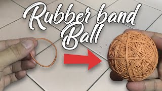 How to start and make a Rubber Band Ball