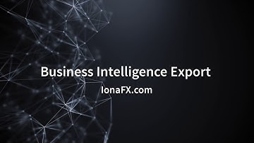 IonaFX Business Intelligence Export