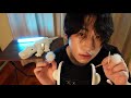 【ASMR】3DIO|Sleep Guaranteed 🌙 Gentle Ear Cleaning & Whispering 優しい声と耳かきサウンド🌿
