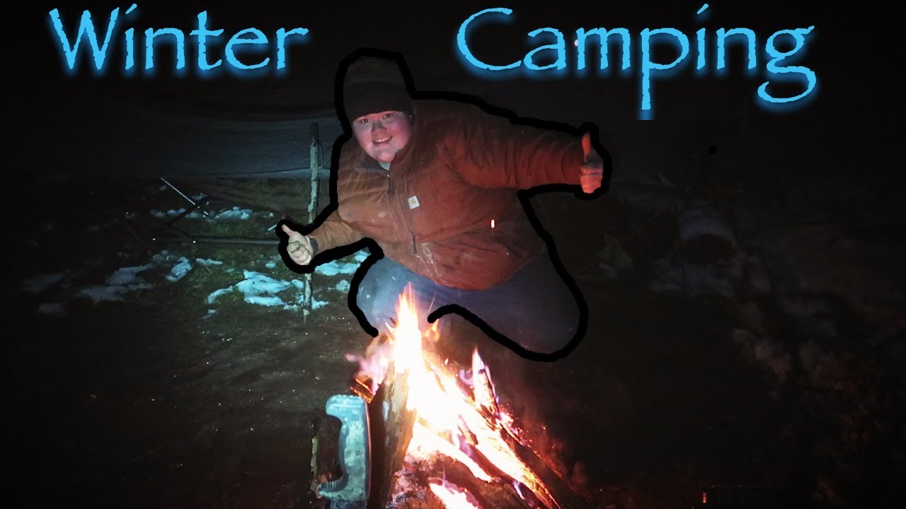 Hammock Camping Overnight In FREEZING Winter Weather YouTube