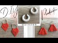 🔴 DIY PENDIENTES MACRAMÉ - Como hacer pendientes | @Degrenette