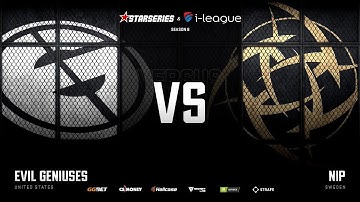 [EN] Evil Geniuses vs NiP | Map 2: Dust2 | StarSeries i-League Season 8 Finals