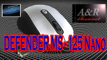 Обзор оптической беспроводной мыши - Defender MS-125 Nano