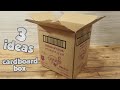 ✔ 3 Cardboard Box Ideas