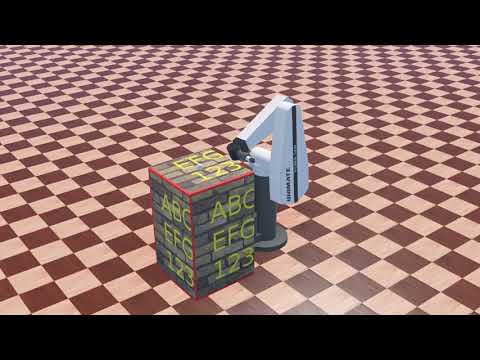 Puma560  simulation by Webots (view 1)