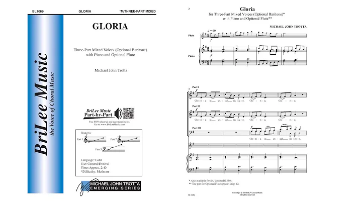 Gloria (BL1089) by Michael John Trotta