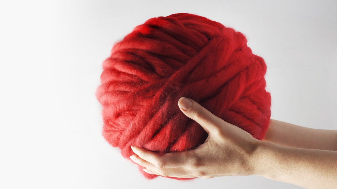 How to prepare super chunky Merino wool for knitting 