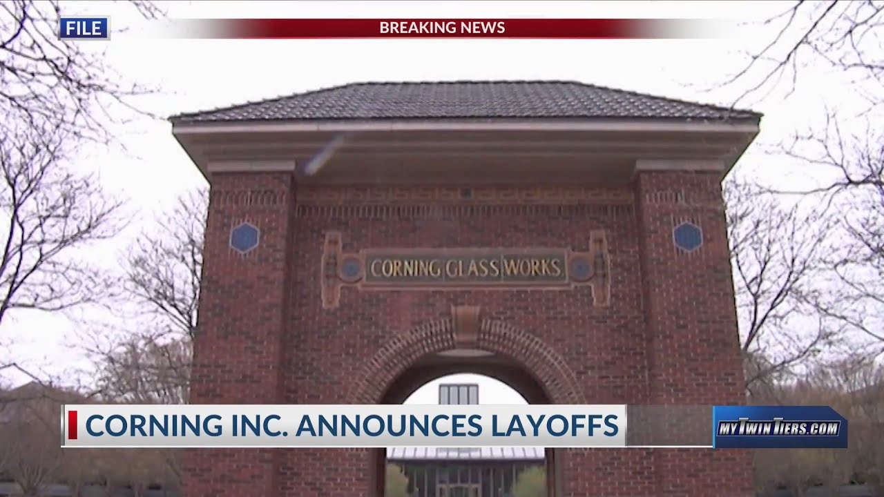 Corning Inc. announces layoffs YouTube