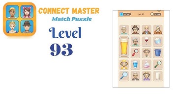 Connect Master Level 93 | Match Puzzle | Visual Logic Puzzle Gameplay 🧠✨