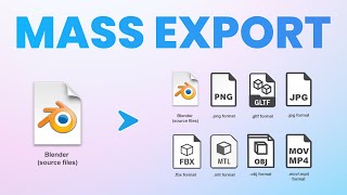 Export Thousands Objects in Blender with a button