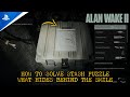 How to solve what hides behind the smile cult stash puzzle  alan wake ii