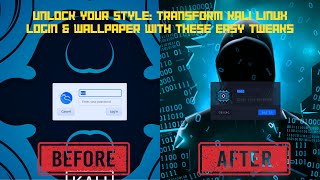 Customize Kali Linux: Change login icon & lockscreen wallpaper for a personalized touch! screenshot 3