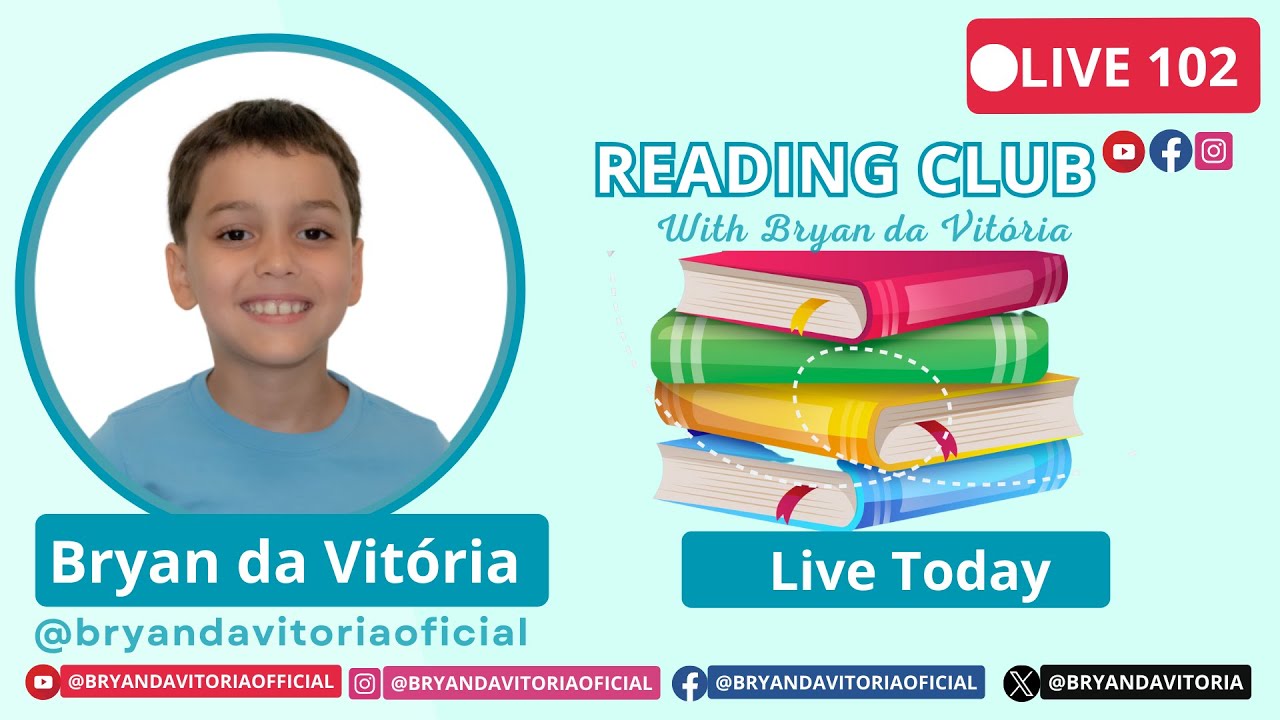Live 102 - Reading CLUB with Bryan da Vitória