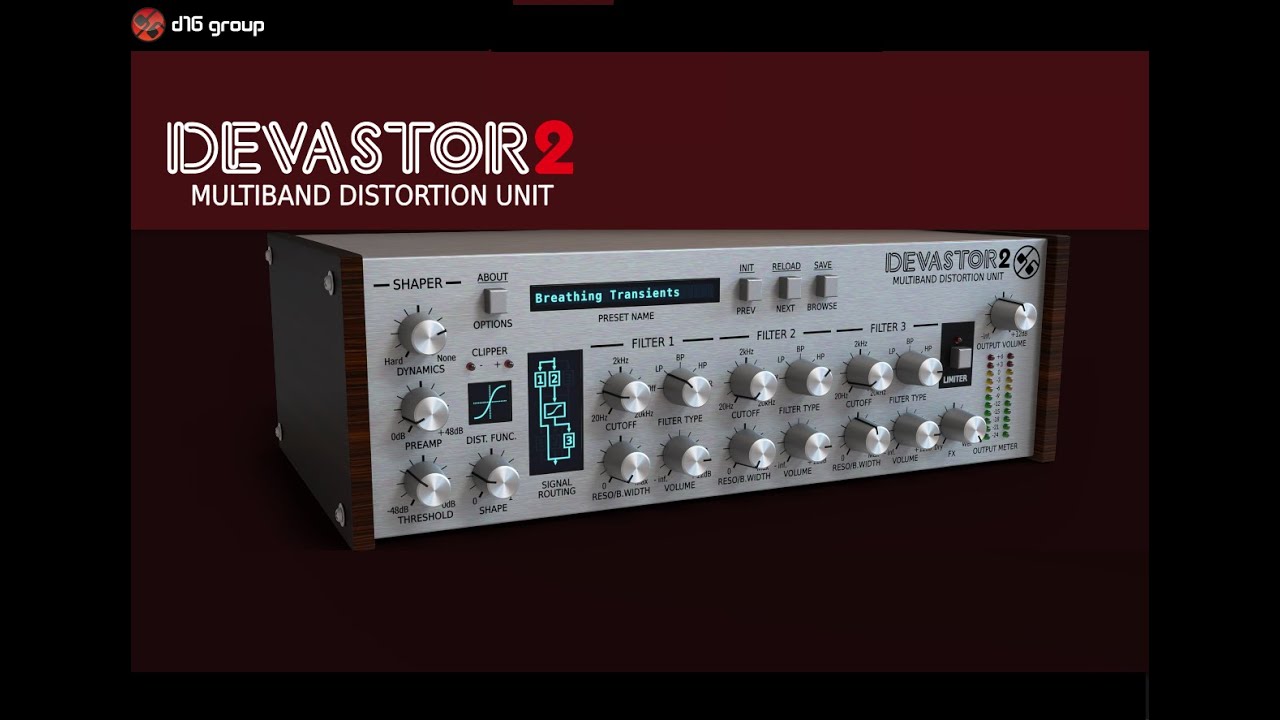 D16 Devastor 2 - Multiband Distortion Unit - Presets Demo - Test - YouTube
