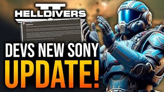 Helldivers 2 - Arrowhead DEV Updates Us on Sony News!